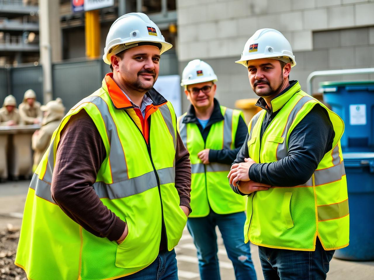 Field assessment of a commercial waste area